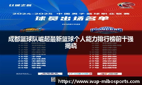成都篮球队崛起最新篮球个人能力排行榜前十强揭晓